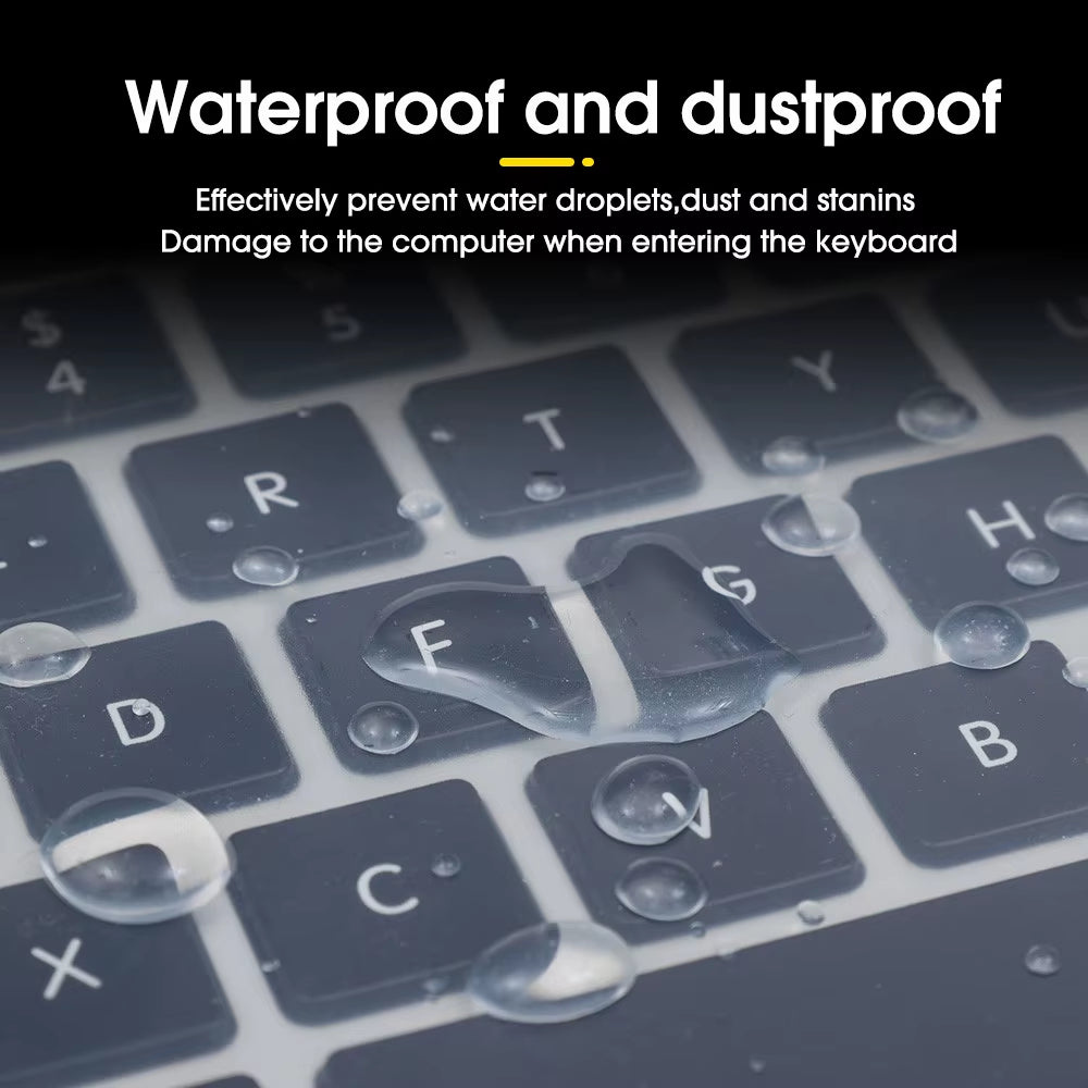 13-14 Inch 15-17 Inch Universal Laptop Notebook Keyboard Silicone Cover Dustproof Protective Waterproof Film